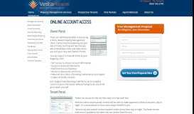 
							         Online Account Access | Vesta Hawaii Property Management								  
							    