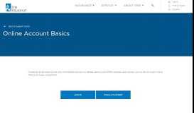 
							         Online Account Basics | Erie Insurance								  
							    
