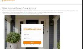 
							         Online Account Center - Create Account - Vivint Support								  
							    