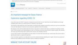 
							         Online Account - Dacia Finance								  
							    