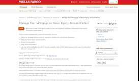 
							         Online Account Management - Wells Fargo								  
							    
