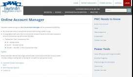 
							         Online Account Manager | FAYPWC.COM : FAYPWC.COM								  
							    