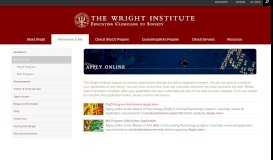 
							         Online Admission Application | The Wright Institute								  
							    