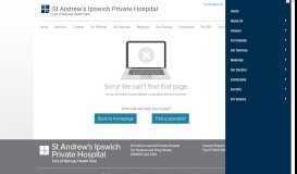 
							         Online Admission Form - St Andrew's Ipswich Private Hospital								  
							    