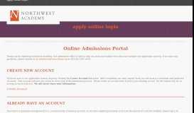 
							         Online Admissions Portal								  
							    