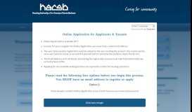 
							         Online Application for Applicants & Tenants - Housing Authority of the ...								  
							    