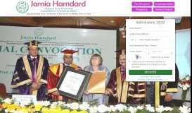 
							         Online Application Form | Jamia Hamdard - NoPaperForms								  
							    