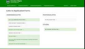 
							         Online Application Forms - UNN Portal								  
							    