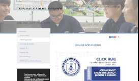 
							         Online Application - Mount Carmel School - Saipan								  
							    
