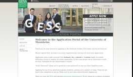 
							         online application portal - Online Application: Graduate School of ...								  
							    