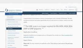 
							         Online Application Process - University of Mississippi Medical Center								  
							    