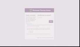 
							         Online Application | Winchester Thurston School								  
							    