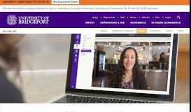 
							         Online - Apply | University of Bridgeport								  
							    