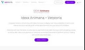 
							         Online Appointment Scheduling for Idexx Animana | Vetstoria								  
							    