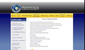 
							         Online Back to School Packet - Pennsville School District								  
							    