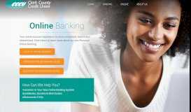 
							         Online Banking at Clark County Credit Union								  
							    