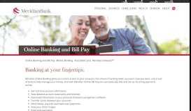 
							         Online Banking & Bill Pay | Meridian Bank								  
							    
