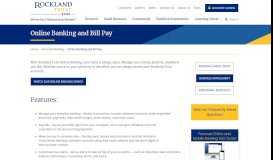 
							         Online Banking, Bill Pay & Transfer Money Online | Rockland Trust								  
							    