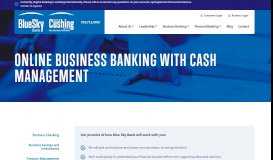 
							         Online Banking | Blue Sky Bank								  
							    
