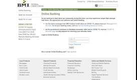 
							         Online Banking | BMI Federal Credit Union								  
							    