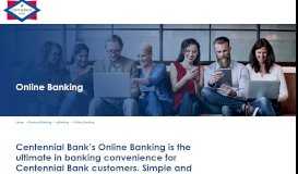 
							         Online Banking – Centennial Bank								  
							    
