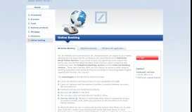 
							         Online Banking - Deutsche Bank								  
							    
