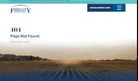 
							         Online Banking | Fidelity Bank & Trust								  
							    