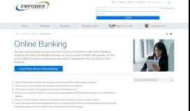 
							         Online Banking for Businesses with Empower FCU								  
							    