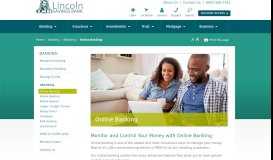 
							         Online Banking | Lincoln Savings Bank								  
							    