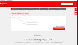 
							         Online-Banking: Login - Sparkasse Dortmund								  
							    