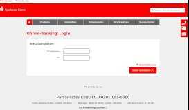 
							         Online-Banking: Login - Sparkasse Essen								  
							    