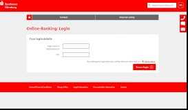 
							         Online banking - Login - Sparkasse Nürnberg								  
							    