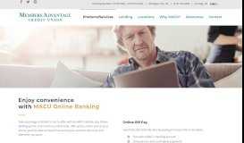 
							         Online Banking - Members Advantage Credit Union								  
							    