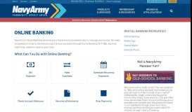 
							         Online Banking « Navy Army CCU								  
							    