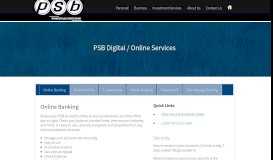 
							         Online Banking - Princeville State Bank								  
							    