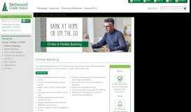 
							         Online Banking - Redwood Credit Union								  
							    