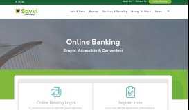
							         Online Banking | Savvi Credit Union								  
							    
