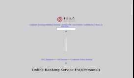 
							         Online Banking Service FAQ(Personal) | Bank of China ...								  
							    
