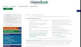 
							         Online Banking Service | Union Bank - VT & NH								  
							    
