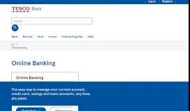 
							         Online Banking - Tesco Bank								  
							    
