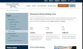 
							         Online Banking Tools | Digital Banking Services | Chesapeake Bank								  
							    