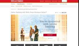 
							         Online Banking - Wells Fargo Business Online®								  
							    