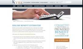 
							         Online Benefit Estimator | KCERA								  
							    