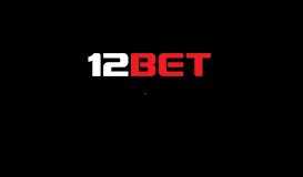 
							         Online Betting: UK Sportsbook & Casino Online | 12Bet UK								  
							    