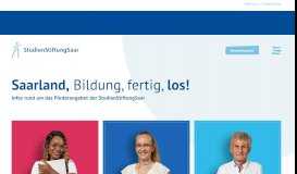 
							         Online-Bewerberportal der StudienStiftungSaar								  
							    