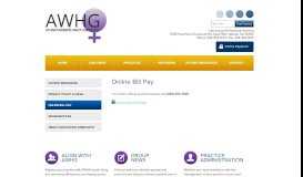 
							         Online Bill Pay - Atlanta Women's Health Group								  
							    