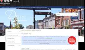 
							         Online Bill Pay | Dallas, OR - Official Website - City of Dallas								  
							    