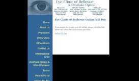 
							         Online Bill Pay - Eye Clinic of Bellevue & Overlake Optical								  
							    