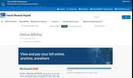 
							         Online Bill Pay | Fawcett Memorial Hospital								  
							    