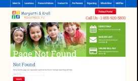 
							         Online Bill Pay - Margiotti & Kroll Pediatrics								  
							    